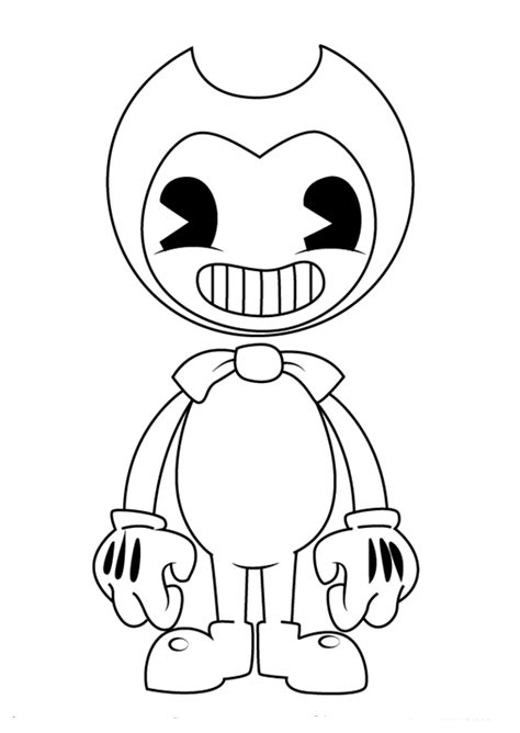 Printable Bendy Coloring Pages